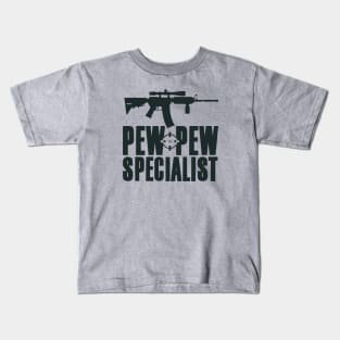 Pew Pew Specialist Airsoft/Paintball Kids T-Shirt